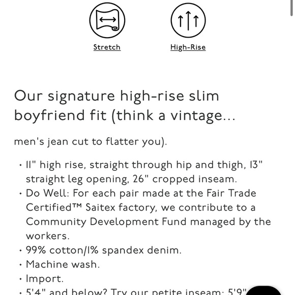 Madewell High-Rise Slim Boyjean in Laverne Wash - Picture 4 of 4